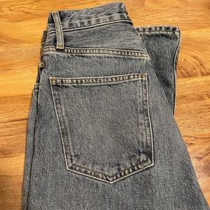 AGOLDE 90’s Pinch Waist Blue Jean Straight Leg Size 22
